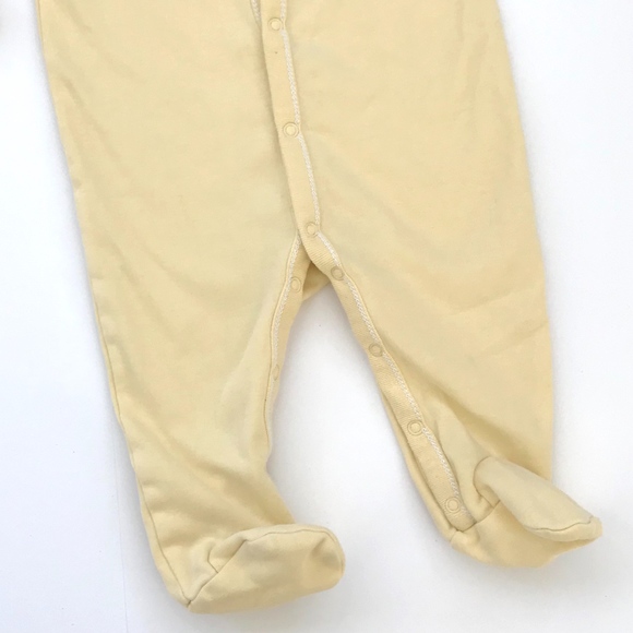 Ralph Lauren Footed Pajamas in Yellow - Picture 4 of 7